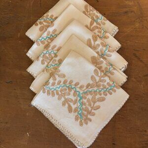 Antique Handstitched Hankies (5)